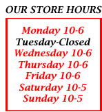 Open 6 days a week, closed on Tuesday!